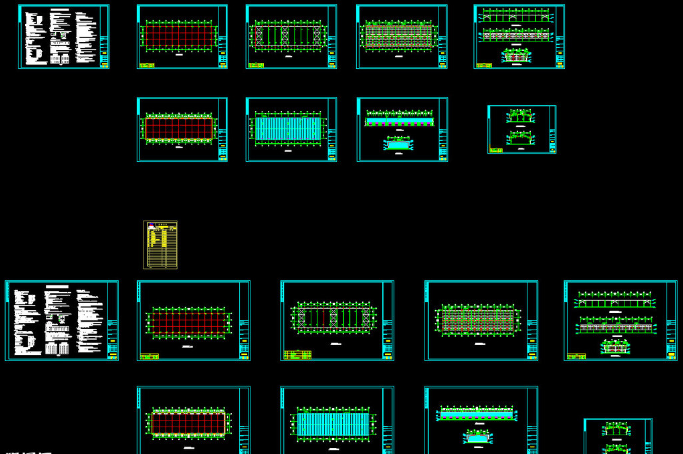 梧州钢结构厂房图纸
