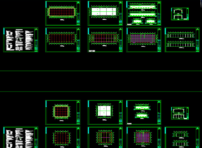 梧州钢结构厂房图纸
