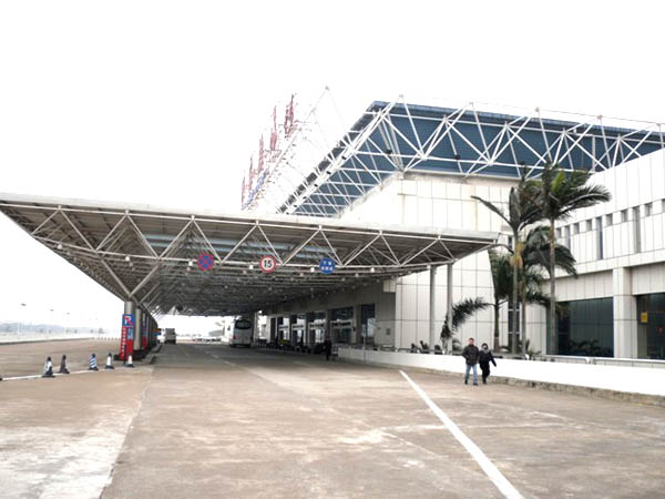 梧州汽车站网架实例