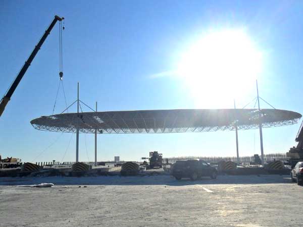 梧州加油站网架案例